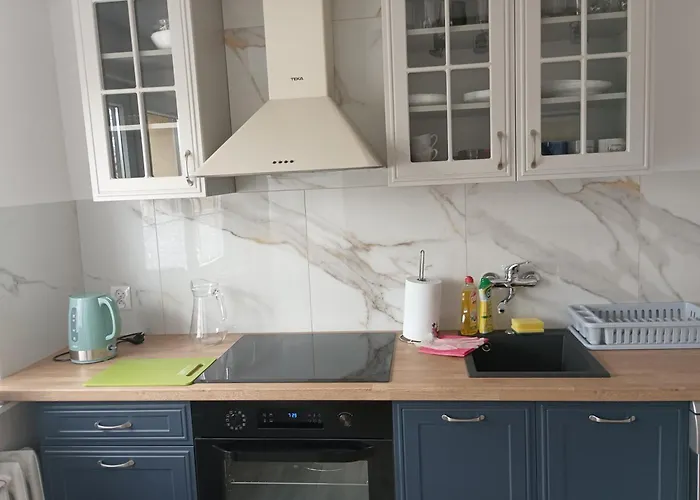 アパート Centrum -apartament Roma Z Widokiem Na Morze,200m Od Bulwaru グディニャ